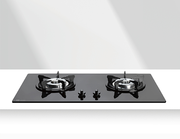 檯面雙口鏡面瓦斯爐